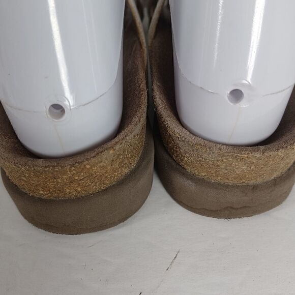 Mephisto  women's Helen White Leather  Slip On Thong Cork Sandals  Eu 37 US 7 - Picture 13 of 15